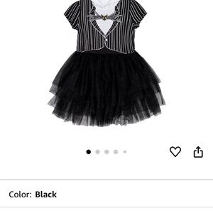 Jack Skellington 3T girls Halloween Costume Dress